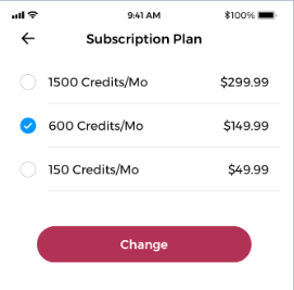 How can I change my membership subscription package?